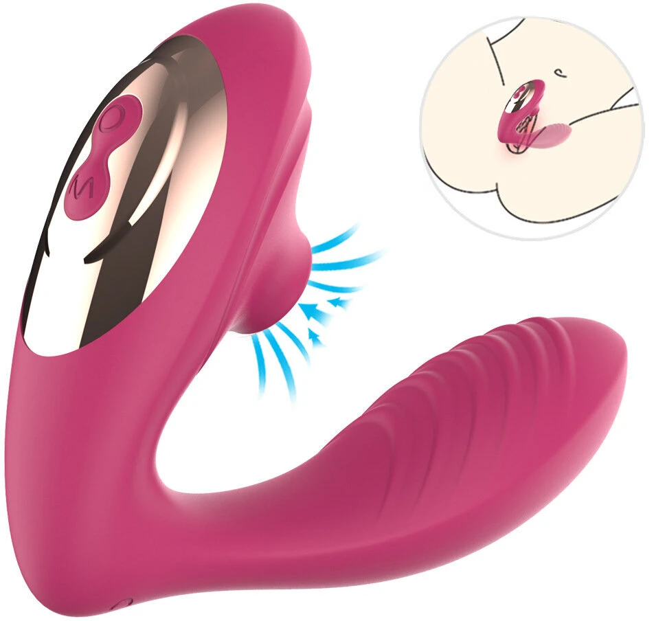 Klitorio ir G taško stimuliatoriaus siurbimo vibratoriaus dildo