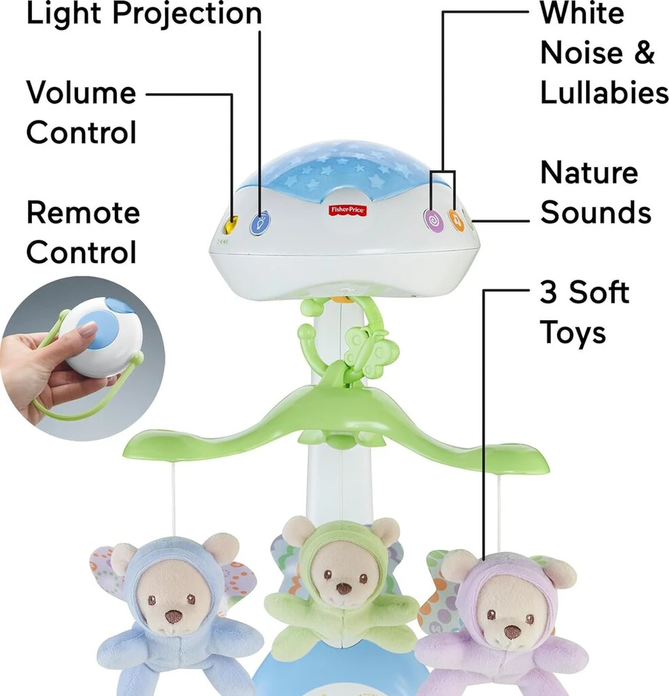 Kūdikių karuselė su projektoriumi Fisher Price AT219