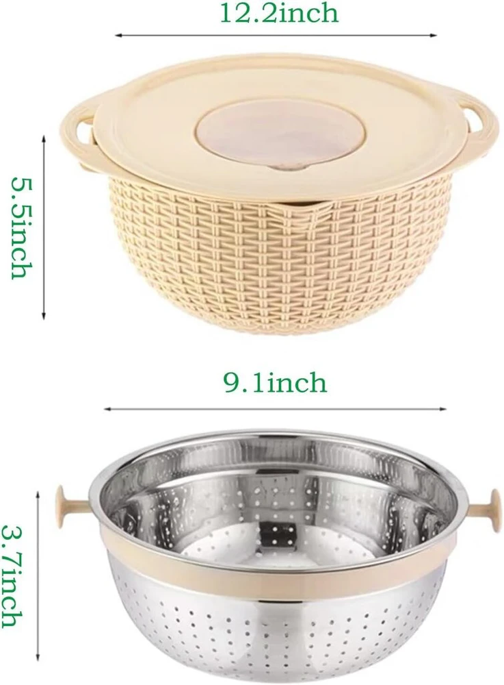 Lėkščių ir dubenų rinkinys 4in1