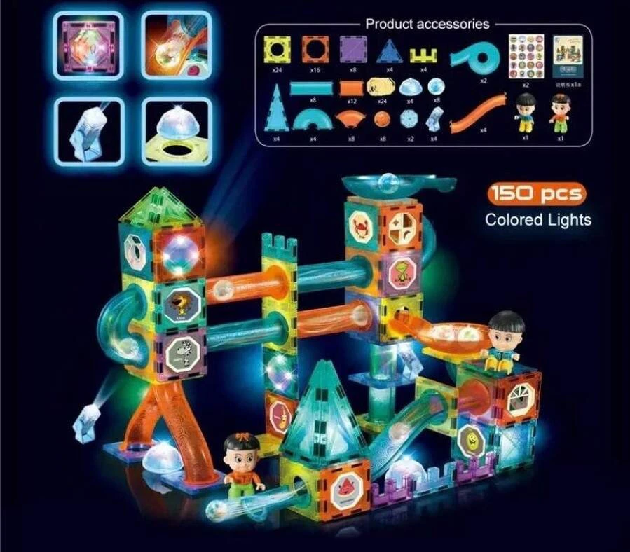 Magnetiniai blokeliai Light Magnetic Blocks