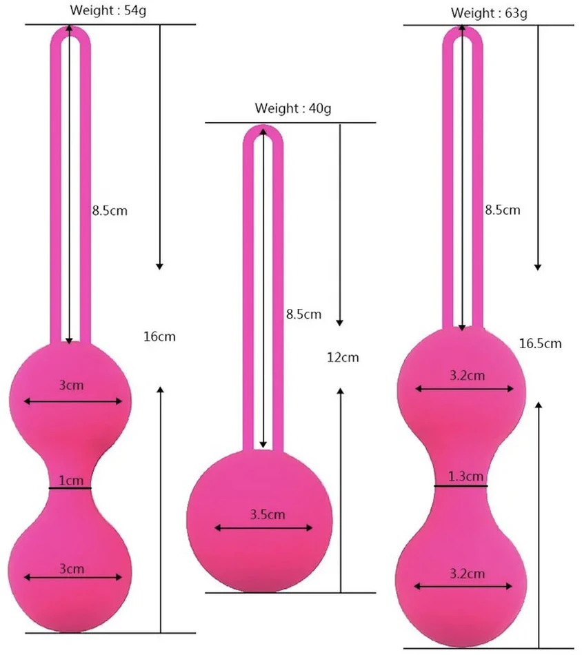 Makšties kamuoliukai, 3 vnt.