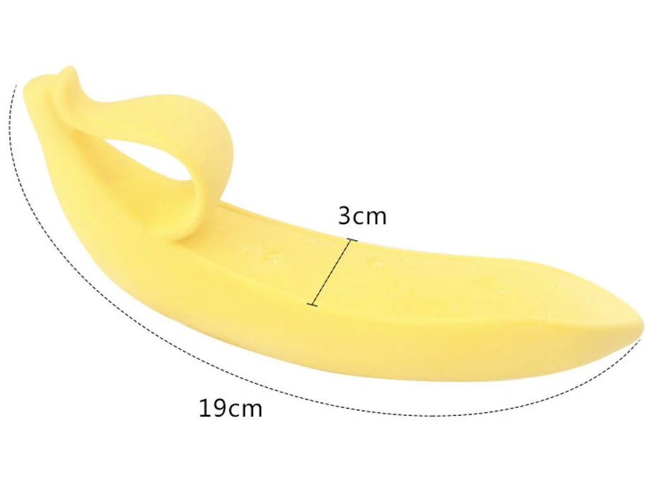 Masažuoklis, banano formos