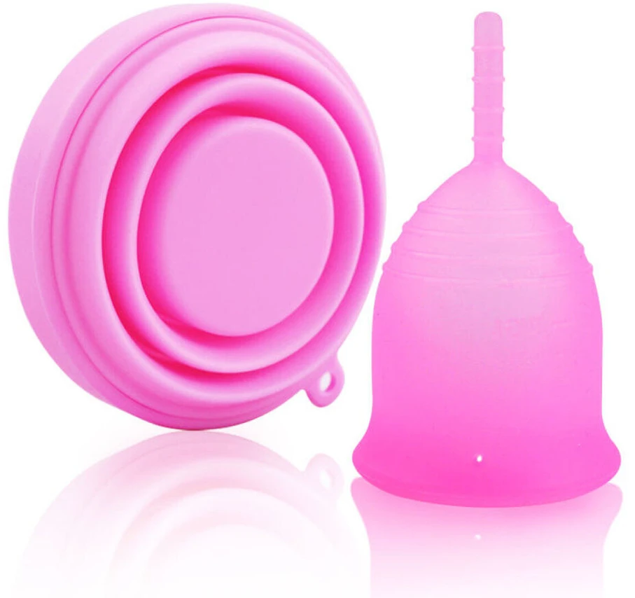 Menstruacinių taurelių rinkinys, rožinis, 20 ml