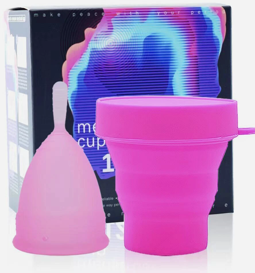 Menstruacinių taurelių rinkinys, rožinis,15 ml