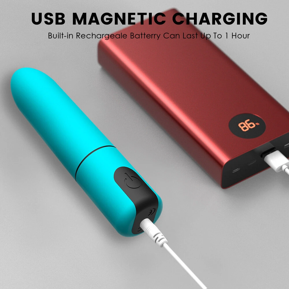 Mini Įkraunamas vibratorius, 10 režimų