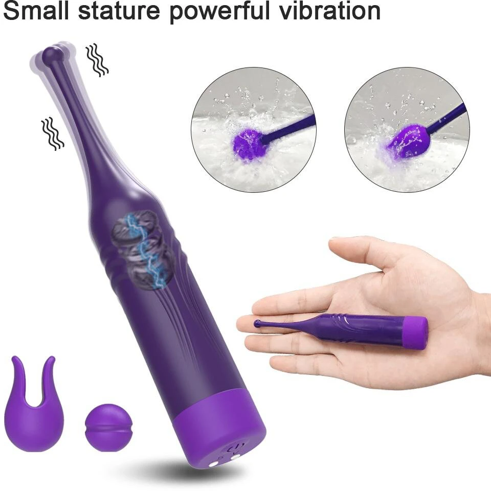 Moteriškas klitorio vibratorius, violetinė