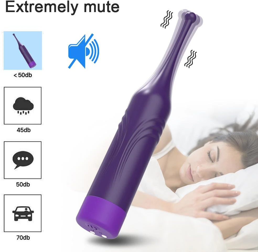 Moteriškas klitorio vibratorius, violetinė