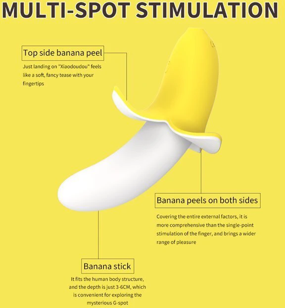 Moteriškas vibratorius Banana