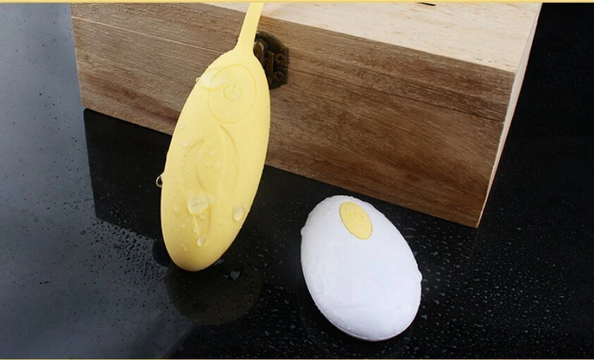 Moteriškas vibratorius - masažuoklis, Jumping Egg, geltonas