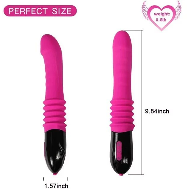 Moteriškas vibratorius - masažuoklis Telescopic Dildo