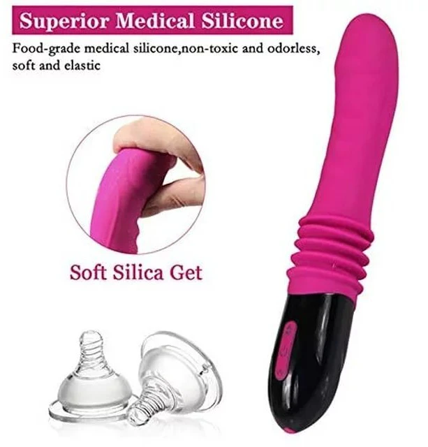 Moteriškas vibratorius - masažuoklis Telescopic Dildo