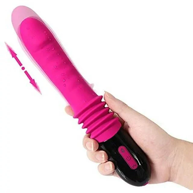 Moteriškas vibratorius - masažuoklis Telescopic Dildo
