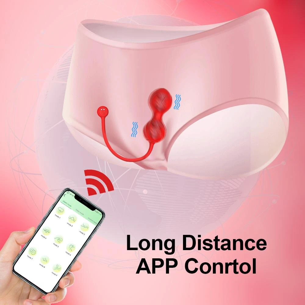 Moteriškas vibratorius su APP Control, violetinė
