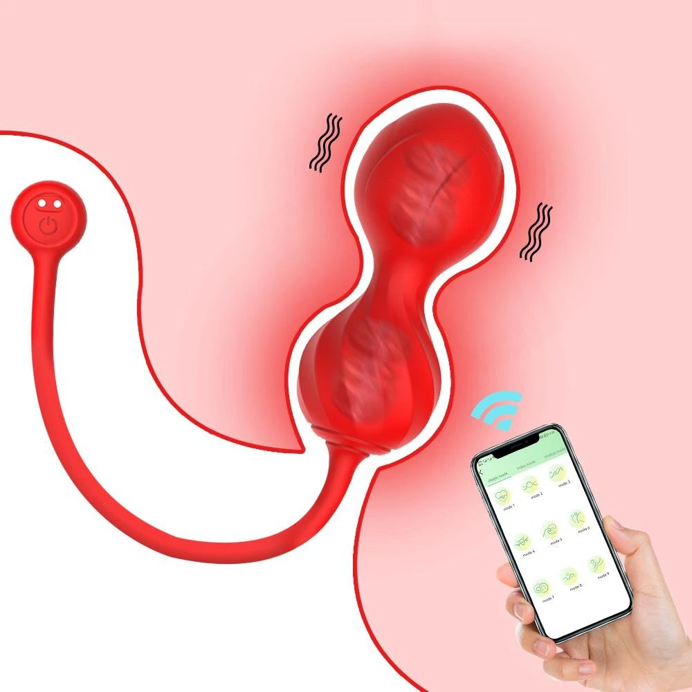 Moteriškas vibratorius su APP Control, violetinė