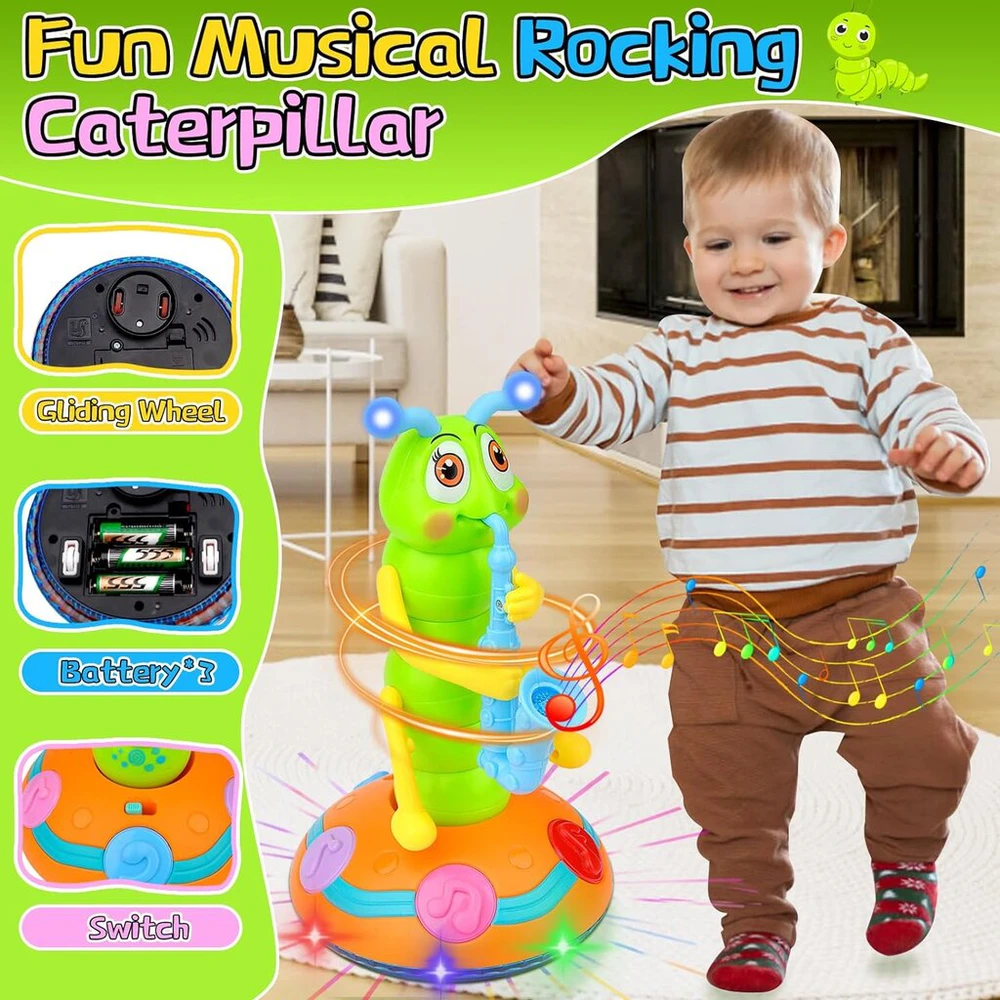 Muzikinis žaislas Dancing Caterpillar