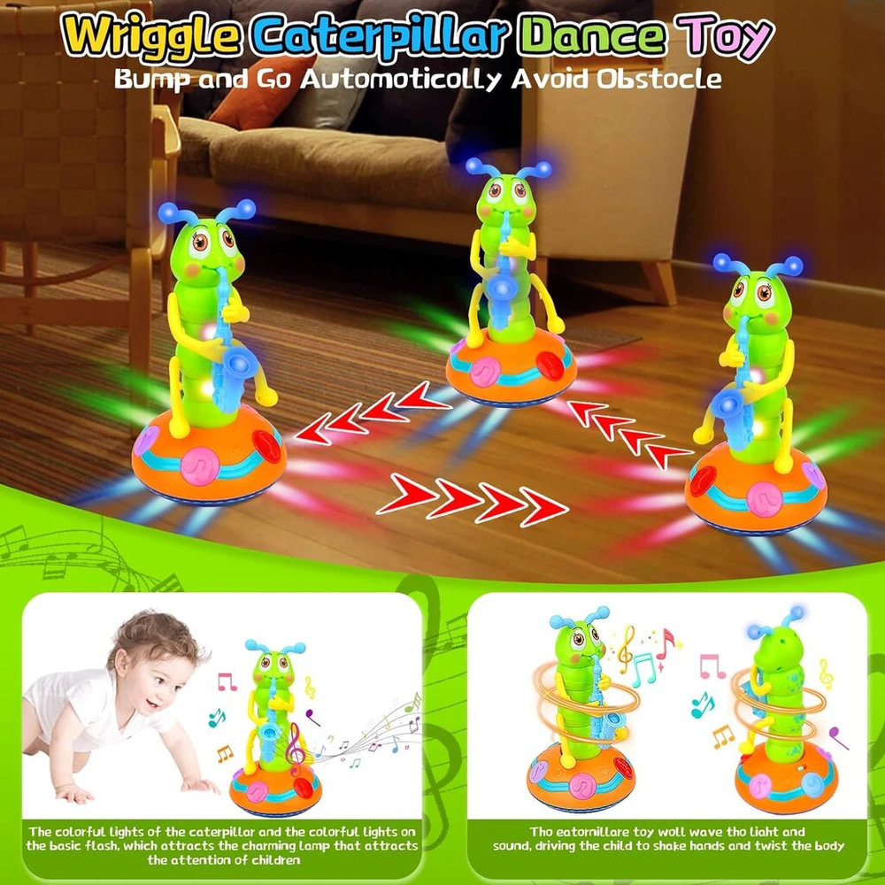 Muzikinis žaislas Dancing Caterpillar