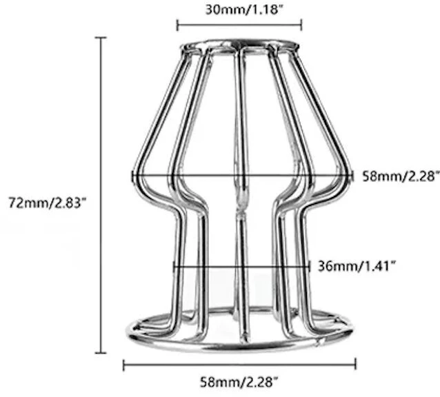 Nerūdijančio plieno analinis kištukas, 30 mm