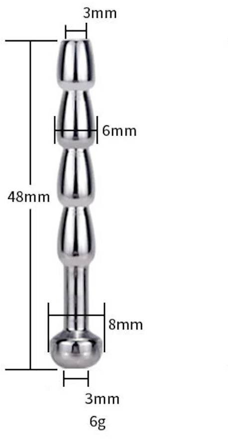 Nerūdijančio plieno šlaplės plėtiklis, 6 mm