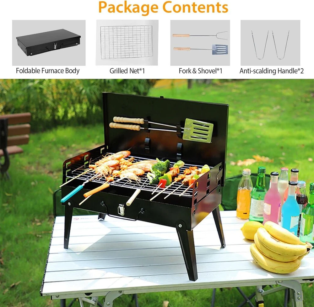Nešiojama anglies kepsninė Bo Rongge AT793