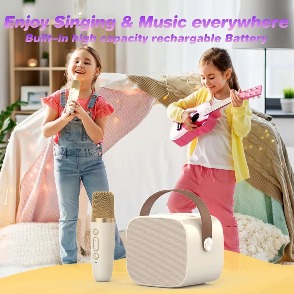 Nešiojamas Bluetooth garsiakalbis su belaidžiu mikrofonu