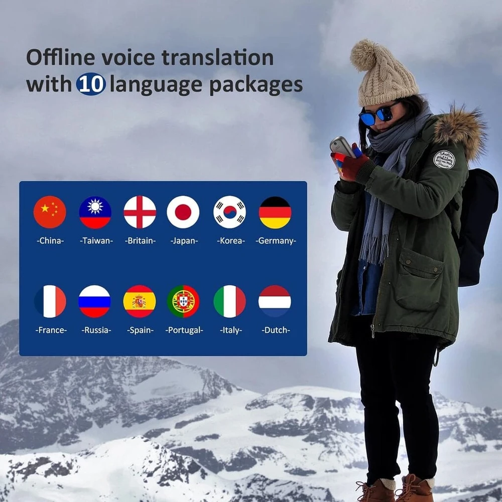 Nešiojamas kalbos vertėjas AI Translator AT555