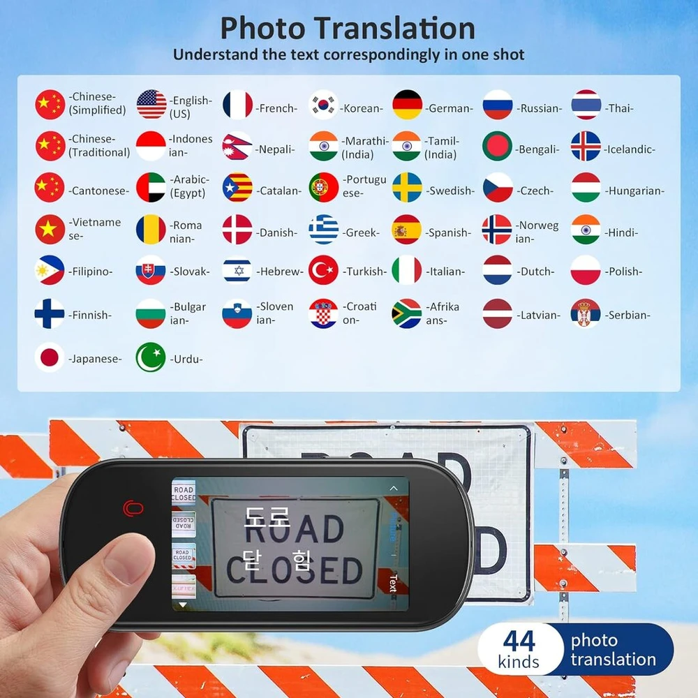 Nešiojamas kalbos vertėjas AI Translator AT555