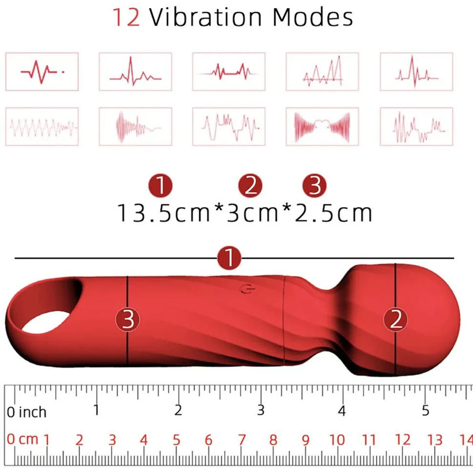 Nešiojamas mini vibratorius masažuoklis