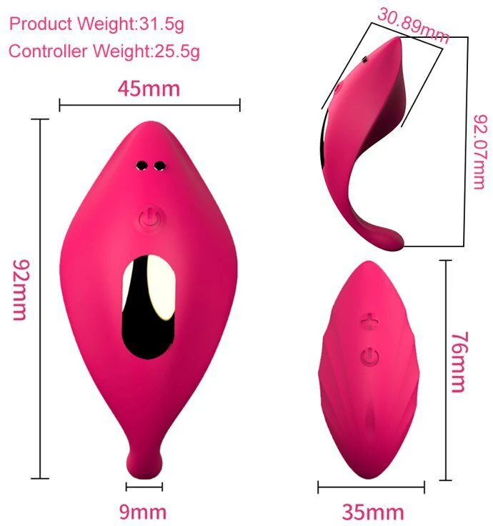 Nuotolinio valdymo kelnaičių vibratorius