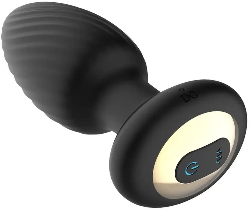 Nuotolinio valdymo pultas 360 besisukantis analinis kištukas Twist Silicone