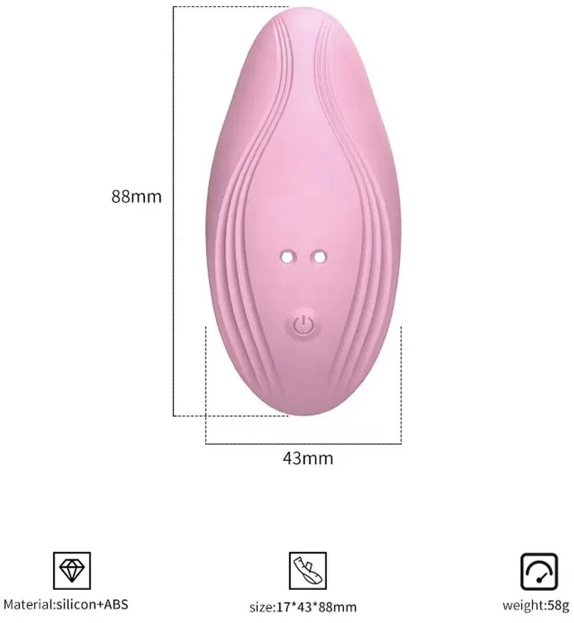 Nuotolinio valdymo pulteliu vibruojančios kelnaitės Wearable Vibe