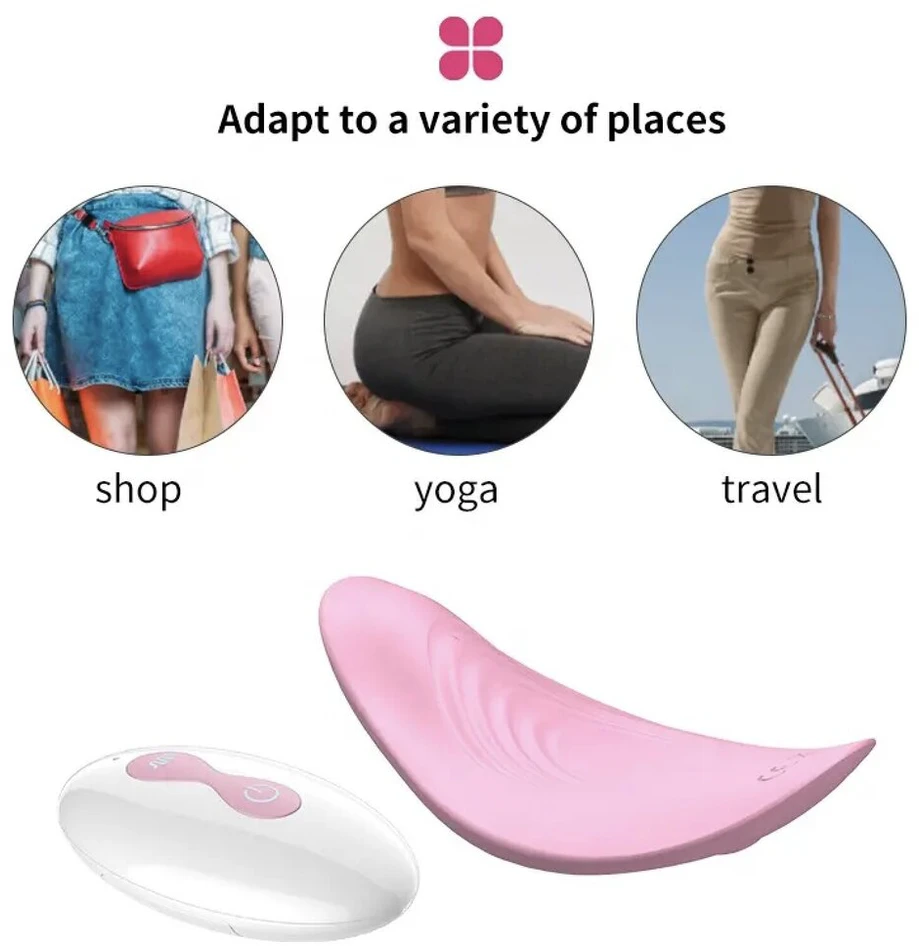 Nuotolinio valdymo pulteliu vibruojančios kelnaitės Wearable Vibe