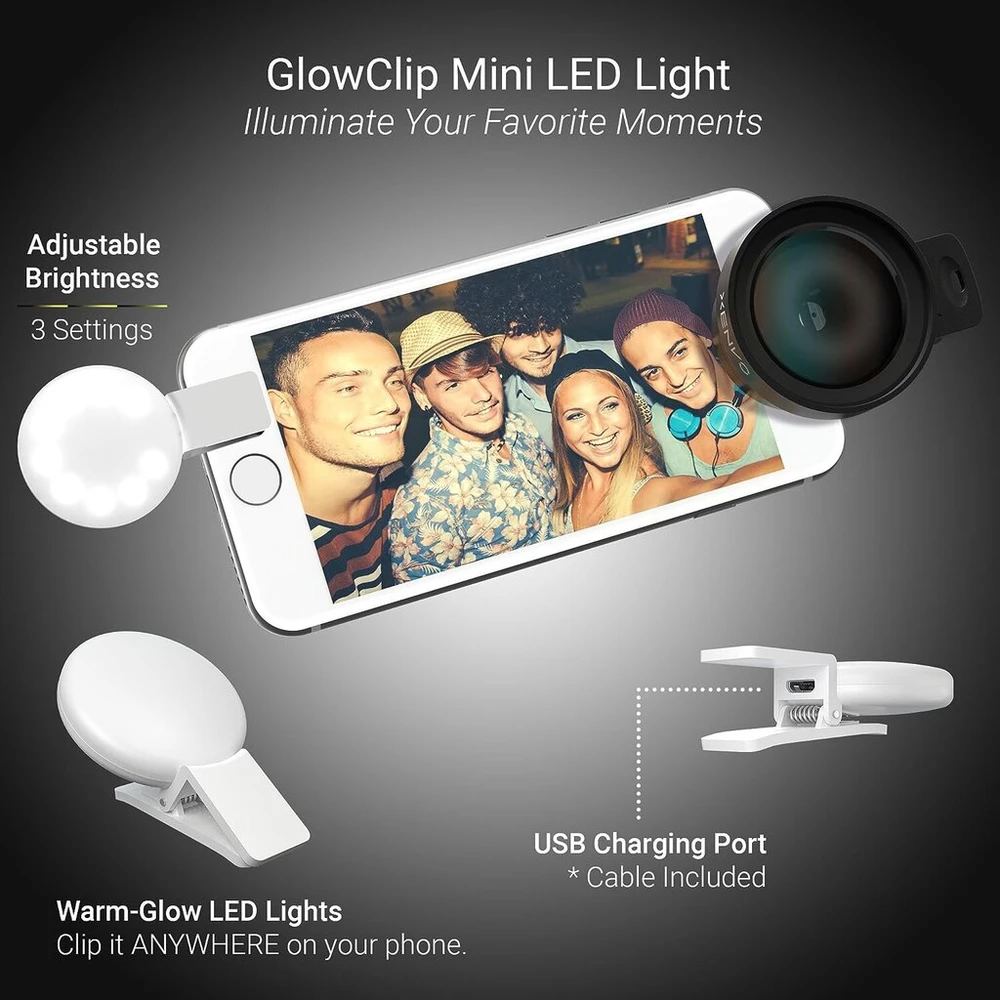 Objektyvas Objektyvų rinkinys iPhone ir Android