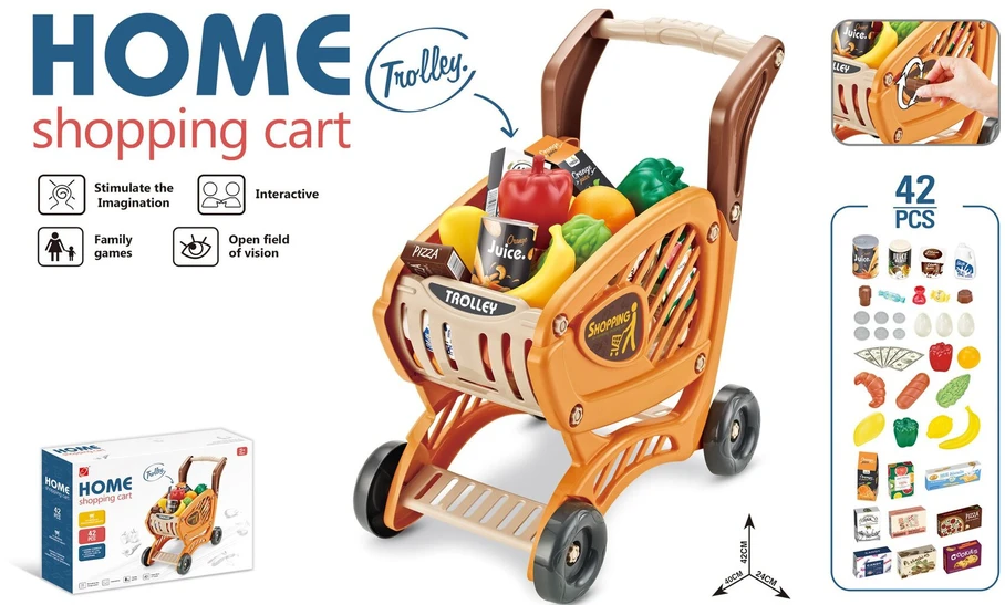 Parduotuvinis vežimėlis Shopping Time
