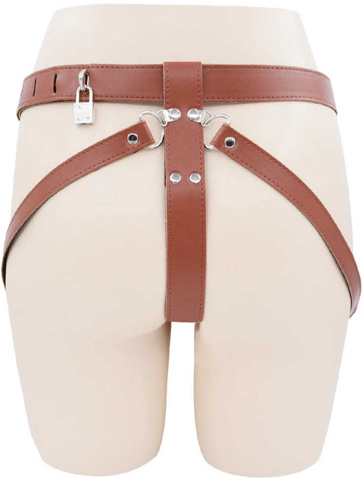 Penio narvas Chastity Belt, rudas