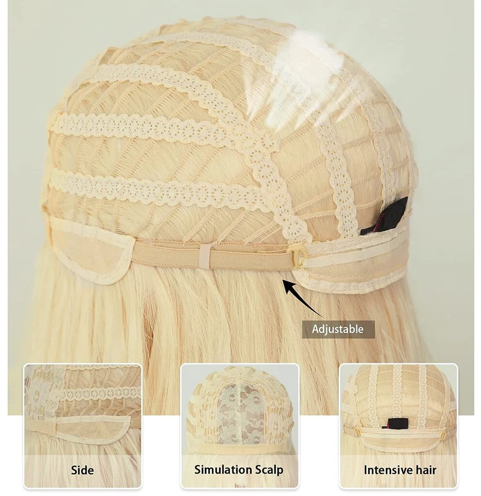 Perukas Premium Wig, geltonas