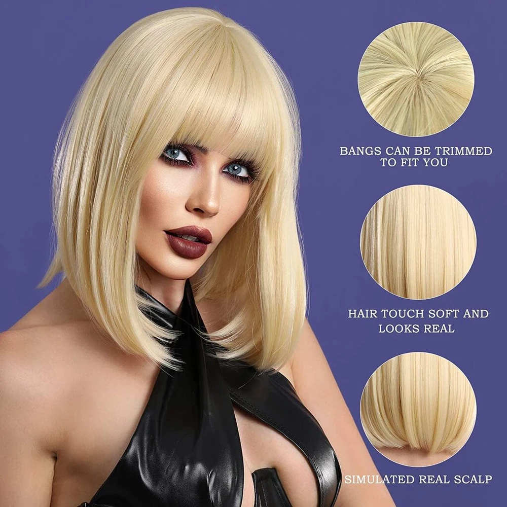 Perukas Premium Wig, geltonas