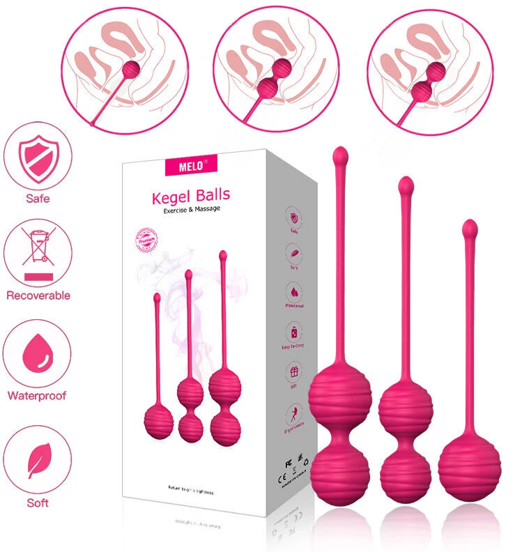 Pink Kegel rinkinys Rožinė Pleasure, 3 vnt