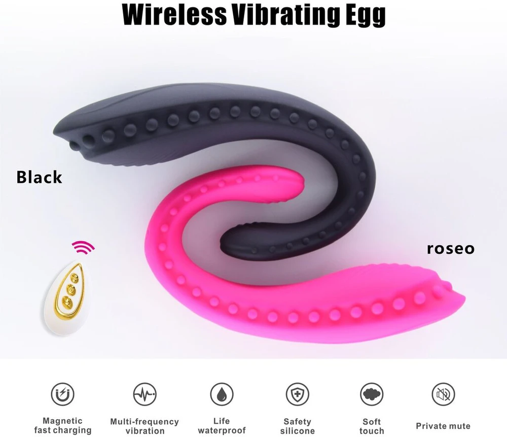 Porų vibratorius su nuotolinio valdymo pulteliu Couples Remote Control