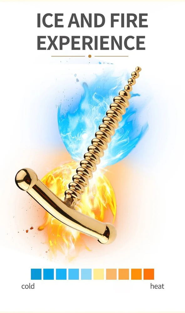 Prabangus nerūdijančio plieno šlaplės kištukas, auksinis