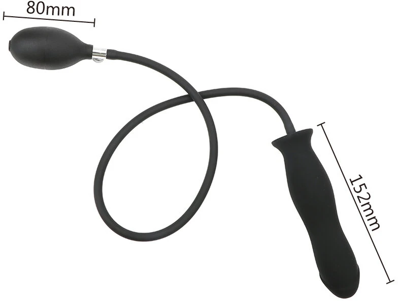 Pripučiamas analinis kaištis Dildo Pump