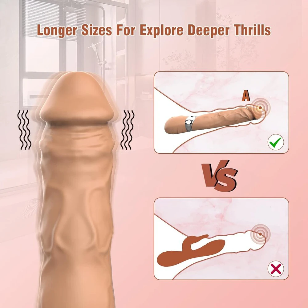 Realistiškas dildo - vibratorius