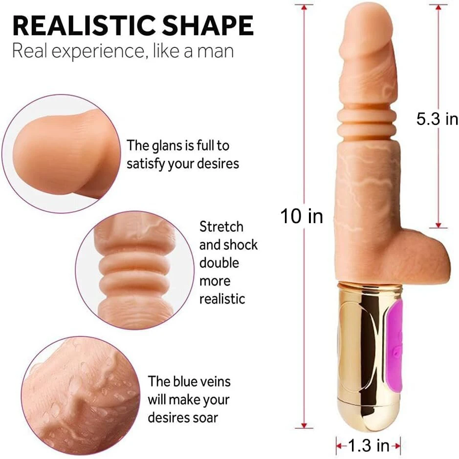 Realistiškas dildo - vibratorius