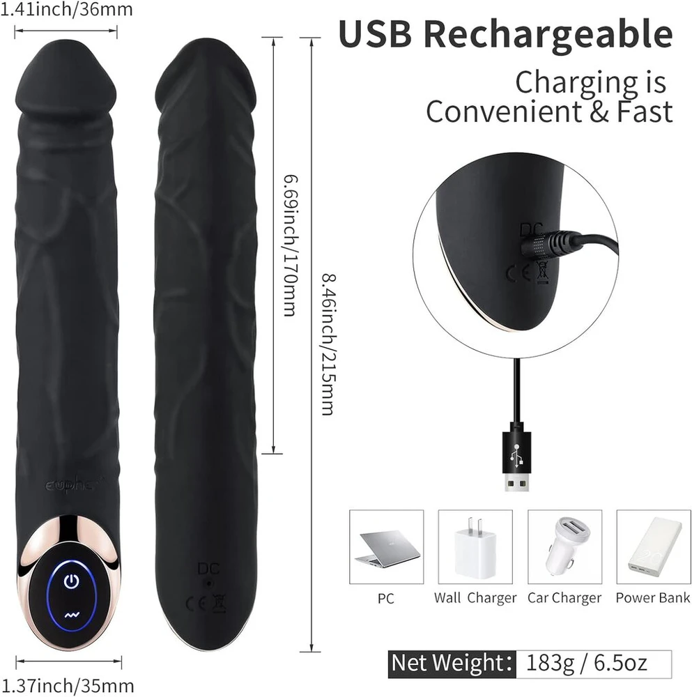 Realistiškas dildo - vibratorius
