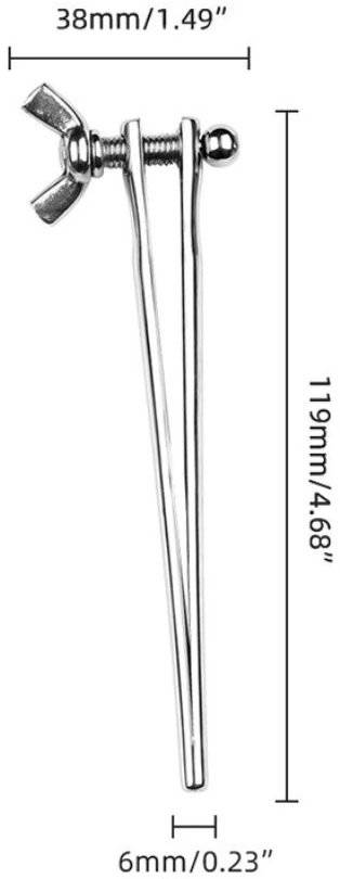 Reguliuojamas šlaplės plečiamasis, 119 mm