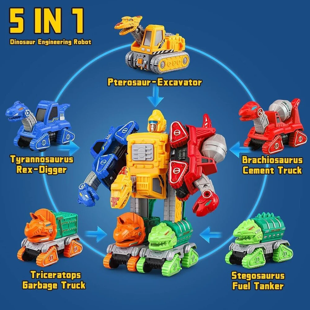 Robotas - transformeris 5 in 1
