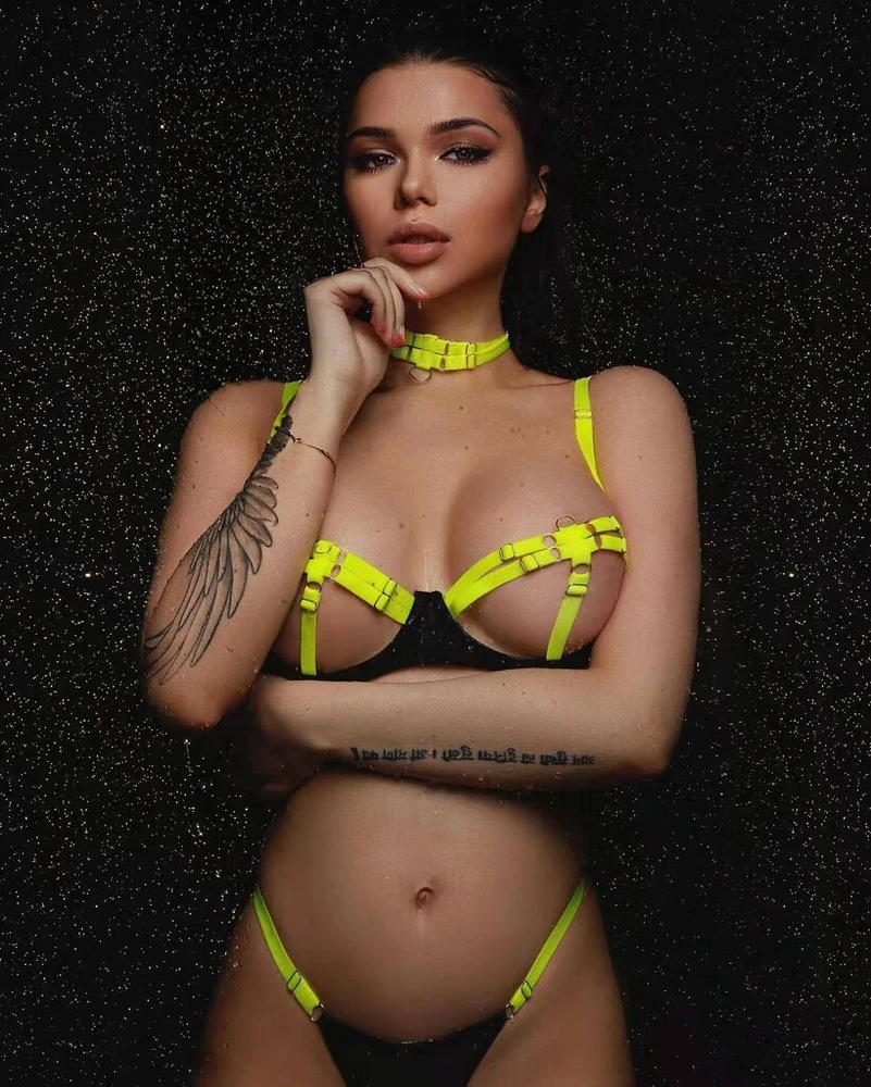Seksualaus apatinio trikotažo komplektas Tempting Brightness