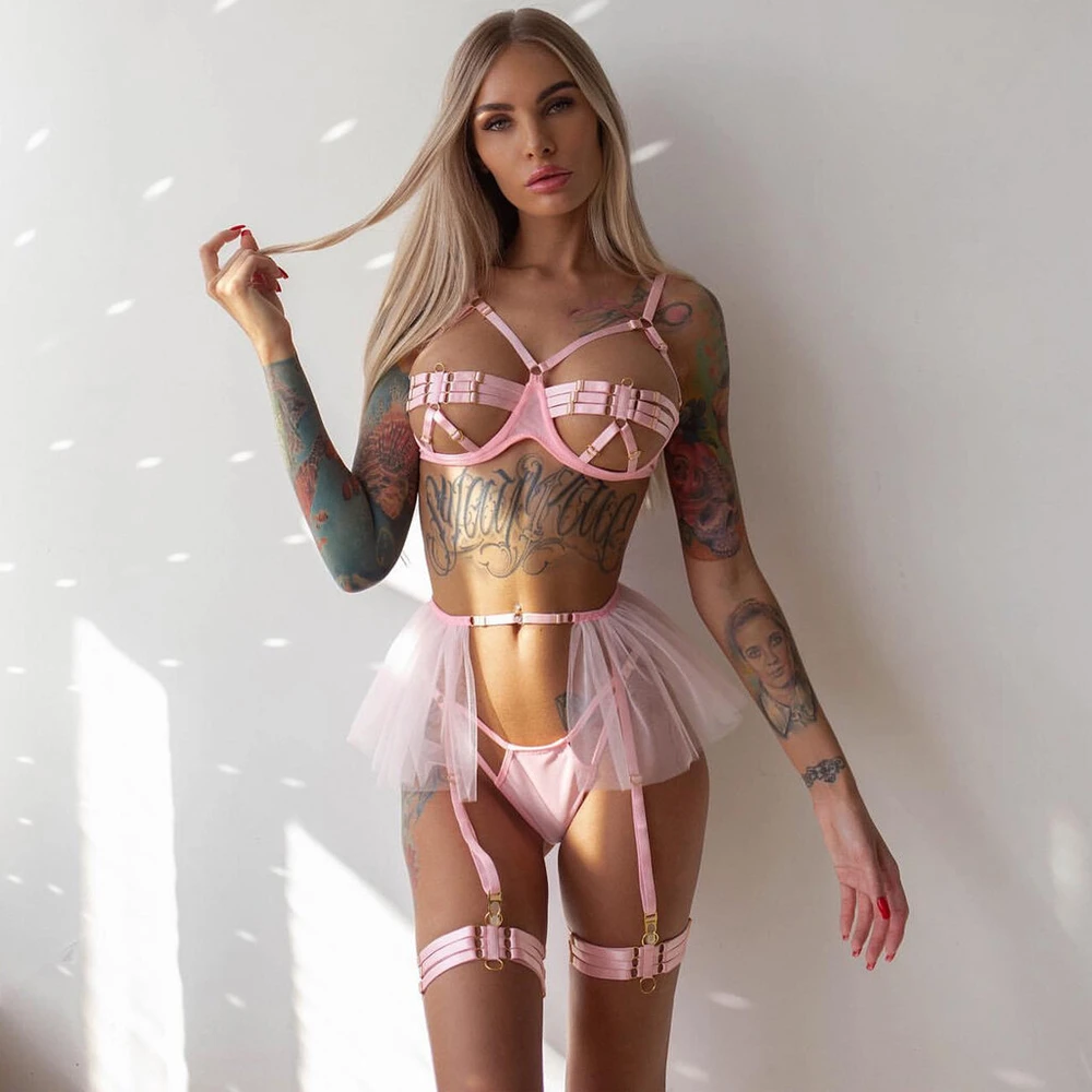 Seksualaus apatinio trikotažo komplektas Barbie Girl