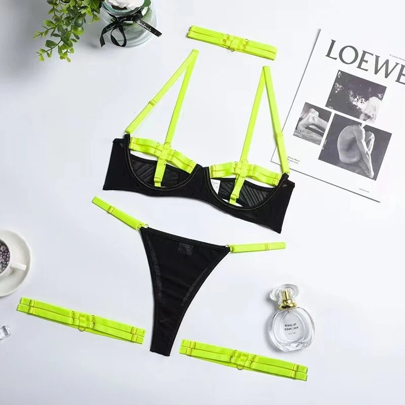 Seksualaus apatinio trikotažo komplektas Tempting Brightness