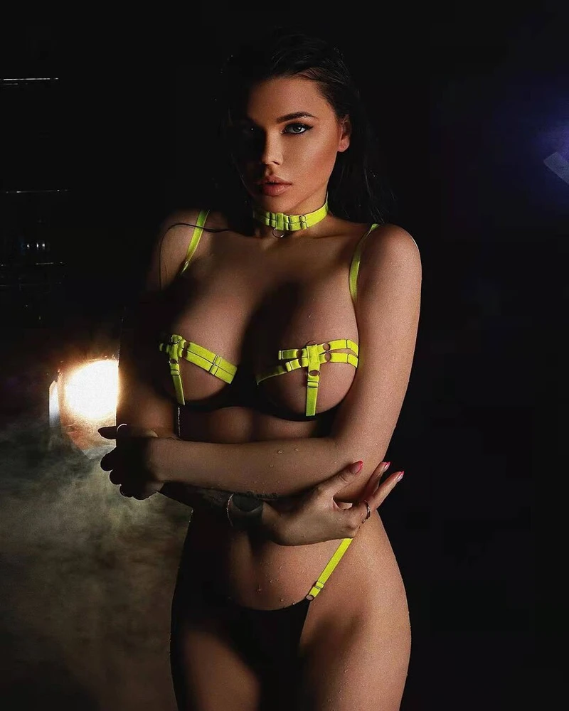 Seksualaus apatinio trikotažo komplektas Tempting Brightness