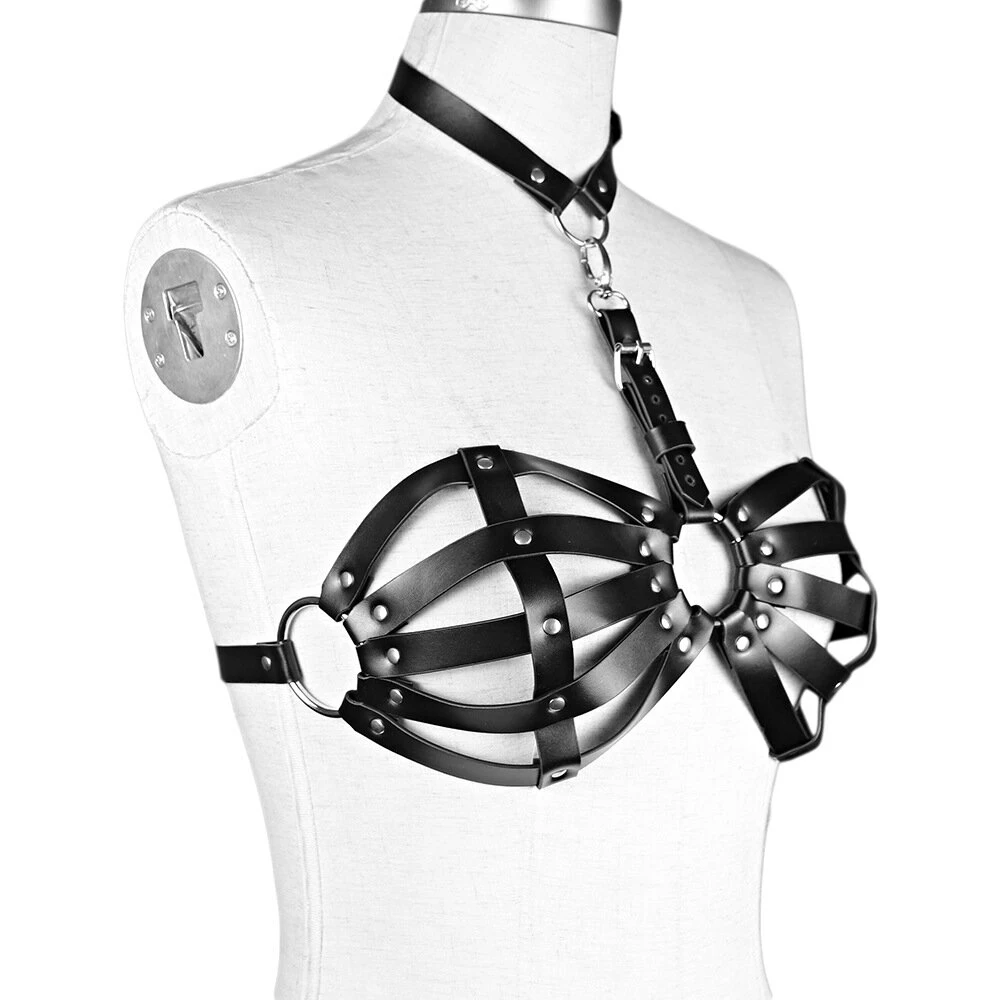 Seksualaus bondage odinio apatinio trikotažo komplektas